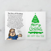 Vrolijke kerstscooter feestdagen kaart (Binnen)