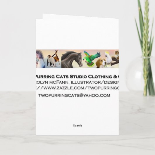  vrolijke kerstslang Kaart (Achterkant)