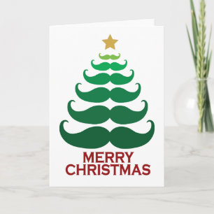 Vrolijke kerstsnor feestdagen kaart