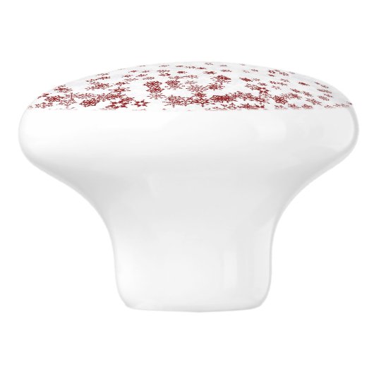 VROLIJKE KERSTSPRANKELINGEN KERAMISCHE KNOP (Zijkant)