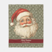 Vrolijke  kerststal voor Classic Xmas Fleece Deken (Voorkant)