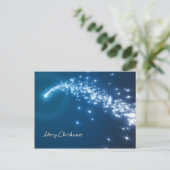 Vrolijke kerstster feestdagenkaart (Staand voorkant)