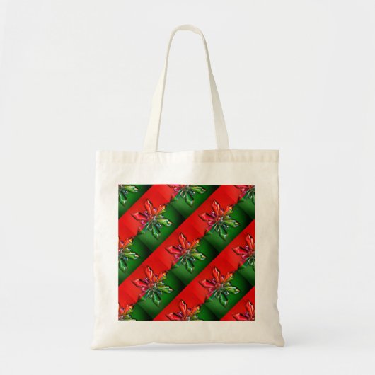 VROLIJKE KERSTSTOF TAS (Voorkant)
