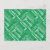 Vrolijke Kersttekst Ontwerp Fotokaart Feestdagenkaart (Achterkant)