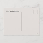 Vrolijke kersttrein en bericht toevoegen feestdagenkaart (Achterkant)