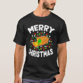 Vrolijke Kersttruien Grappig Eten Liefhebber Banaa T-shirt (Voorkant)
