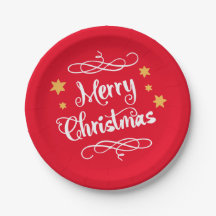 Vrolijke Kersttypografie Licht Rood Wit