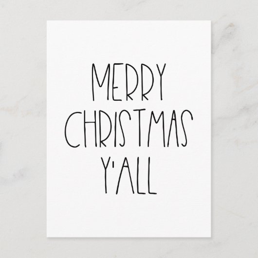 Vrolijke kerstvakantie briefkaart (Voorkant)