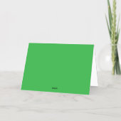 Vrolijke kerstvakantie gevouwen Folie Kaart (Achterkant)