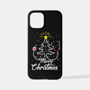 Vrolijke Kerstverpleegster Grappig PICU Verpleegst iPhone 12 Mini Hoesje