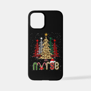 Vrolijke Kerstverpleegster Grappig PICU Verpleegst iPhone 12 Mini Hoesje
