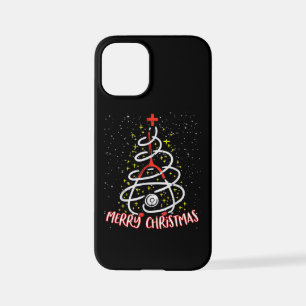 Vrolijke Kerstverpleegster Grappig PICU Verpleegst iPhone 12 Mini Hoesje