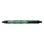 Vrolijke kerstversieringen zwarte inkt pen (Achterkant)