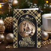 Vrolijke Kerstwensen Foto Kerstmis Kaart