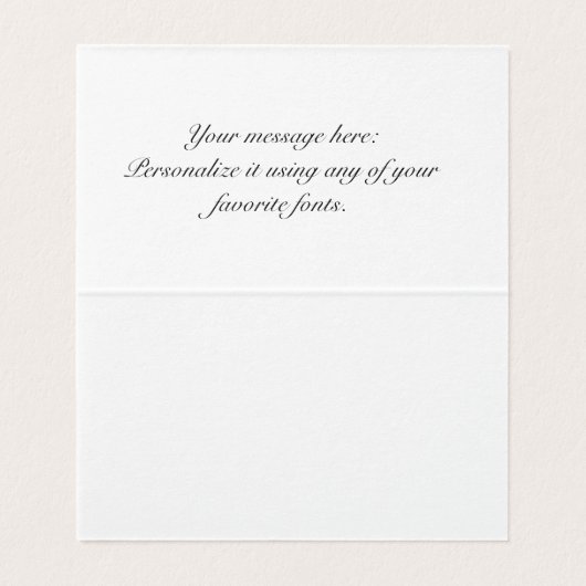 Vrolijke kerstwensen Galore Kaart (Binnenkant ongevouwen)