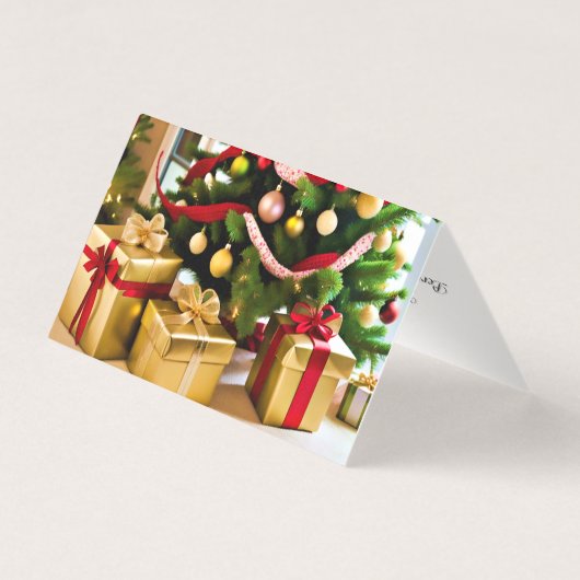 Vrolijke kerstwensen Galore Kaart (Achterkant)