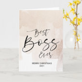 Vrolijke kerstwensen voor beste jongens ooit kaart (Gele Bloem)