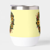 Vrolijke Kerstwijn Zonnebloem Krans Holly Joy (Rechts)