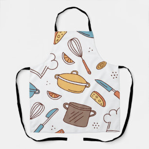 Vrolijke keuken Doodle Schort