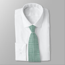 Vrolijke klassieke Green Gingham Plaid Pattern Hol Stropdas