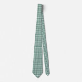 Vrolijke klassieke Green Gingham Plaid Pattern Hol Stropdas (Voorkant)