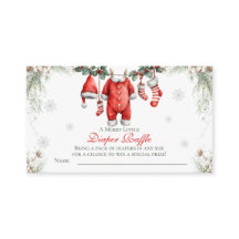 Vrolijke Kleine Baby Shower Luier Raffle