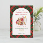 Vrolijke kleine babyshower Melk Fles marshmallow Kaart (Staand voorkant)