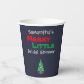 Vrolijke Kleine Bruidsfeest Papieren Bekers (Voorkant)