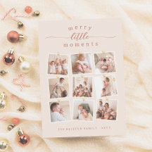 Vrolijke Kleine Momenten 9 Fotocollage Kerstmis