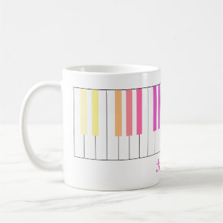 Vrolijke kleur Gradient Piano Mok