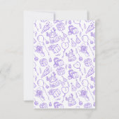 vrolijke kleurrijke ballon verjaardag bedankkaart (Achterkant)