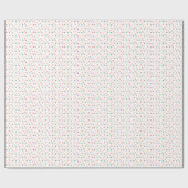 Vrolijke kleurrijke ballonverjaardag cadeaupapier (Vlak)