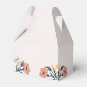 Vrolijke kleurrijke lente bloem bruiloft gunst doo bedankdoosjes (Voorkant Zijde)