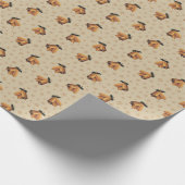Vrolijke Klokken Kerstmis Inpakpapier (Hoek)