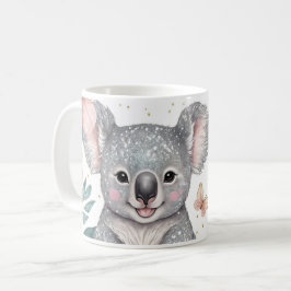 Vrolijke Koala en Floral Charm Koffiemok