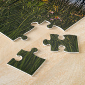 Vrolijke Koe in bloei Legpuzzel (Zijkant)