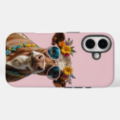Vrolijke Koe met zonnebril Case-Mate iPhone Case (Achterkant (horizontaal))