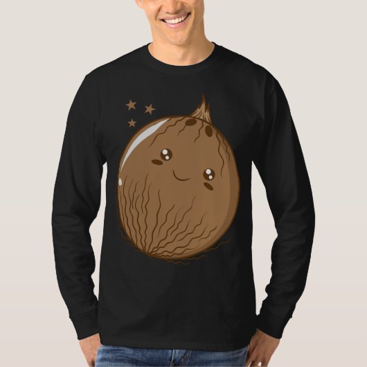 vrolijke kokosnoot t-shirt (Voorkant)