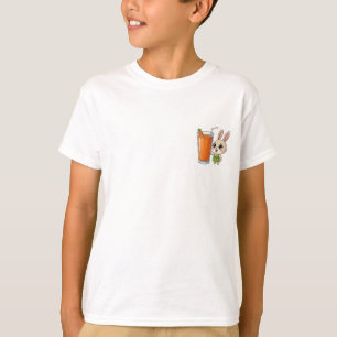 Vrolijke Konijn Wortelsap Kinderen T-shirt