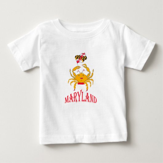 Vrolijke krab in Maryland (Voorkant)