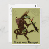 Vrolijke Krampus Dag! Briefkaart (Voorkant / Achterkant)
