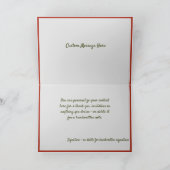 Vrolijke krans Kerstmis Nieuwjaar groet citaat Kaart (Binnen)