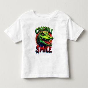 Vrolijke krokodillenglimlach - leuk en grillig kinder shirts