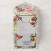 Vrolijke kunstenaar partij doedel creatie all in one uitnodiging (Buitenkant)