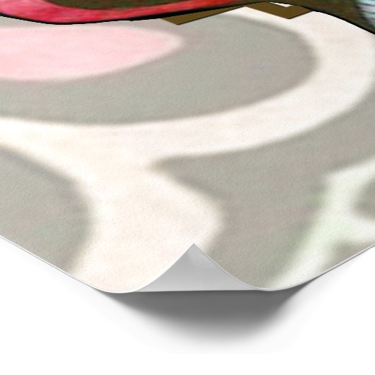 Vrolijke kunstenaar partij doedel creatie poster (Hoek)