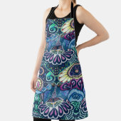 Vrolijke kunstenaar partij doedel creatie schort (Insitu)