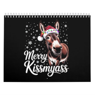 Vrolijke Kusmijezel Ezel Sarcastisch Kerst Pret Pi Kalender