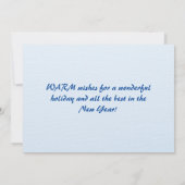 Vrolijke Kustkerst Hilton Head Island Santa Feestdagenkaart (Achterkant)