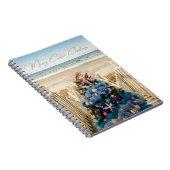 Vrolijke Kustkerst Tropische Strand HolidayTree Notitieboek (Rechterzijde)
