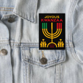 Vrolijke Kwanzaa Button (Insitu)
